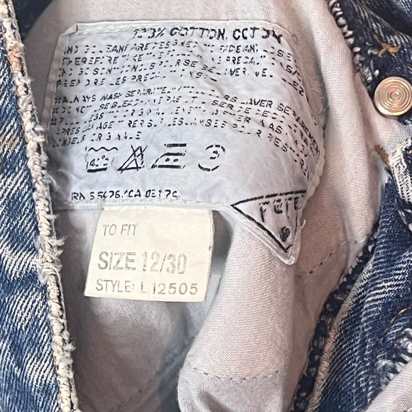 Vintage Pepe Denim Jeans - Womens/Juniors Size 12/30 - Picture 16 of 16